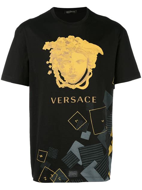 versace aracione.t.shirt|Men's Versace Designer Shirts .